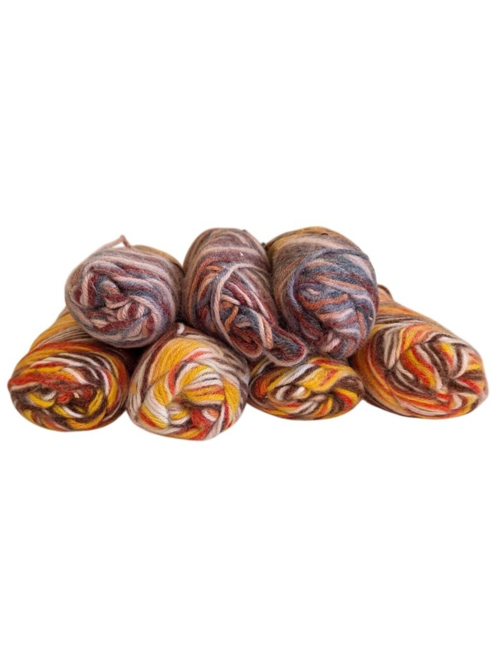 Vtg Caron Dazzleaire Yarn Lot Multicolor 4 Ply Acrylic/Mohair H2260 3 Oz Each